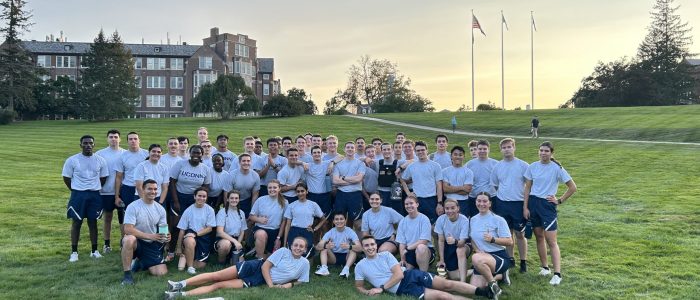 A group photo after a group training session